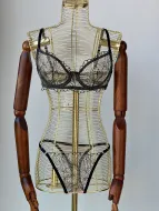Non-padded bra & G-string set
