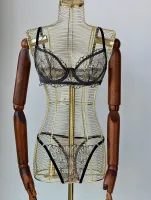 Non-padded bra & G-string set